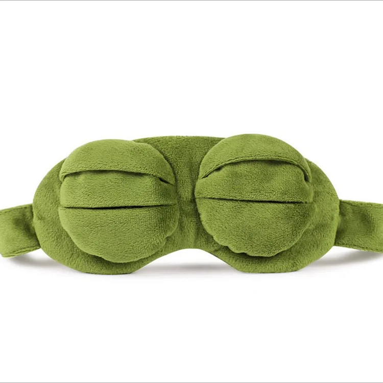 Мультфильм 3D печать спальный маска для глаз прекрасный emoji Nap Средства ухода за
