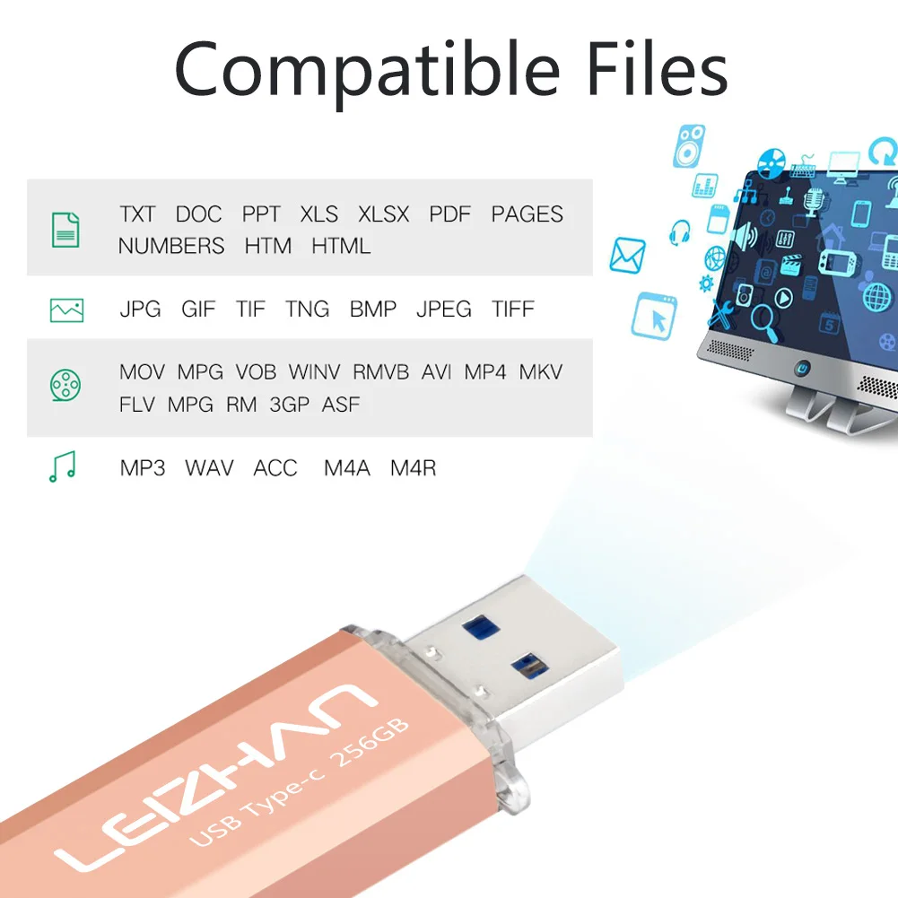 USB 3 0 Type c флеш накопитель фото селфи палка для Samsung Galaxy S10 S9 S8 Тип C 128 ГБ 256 флэш