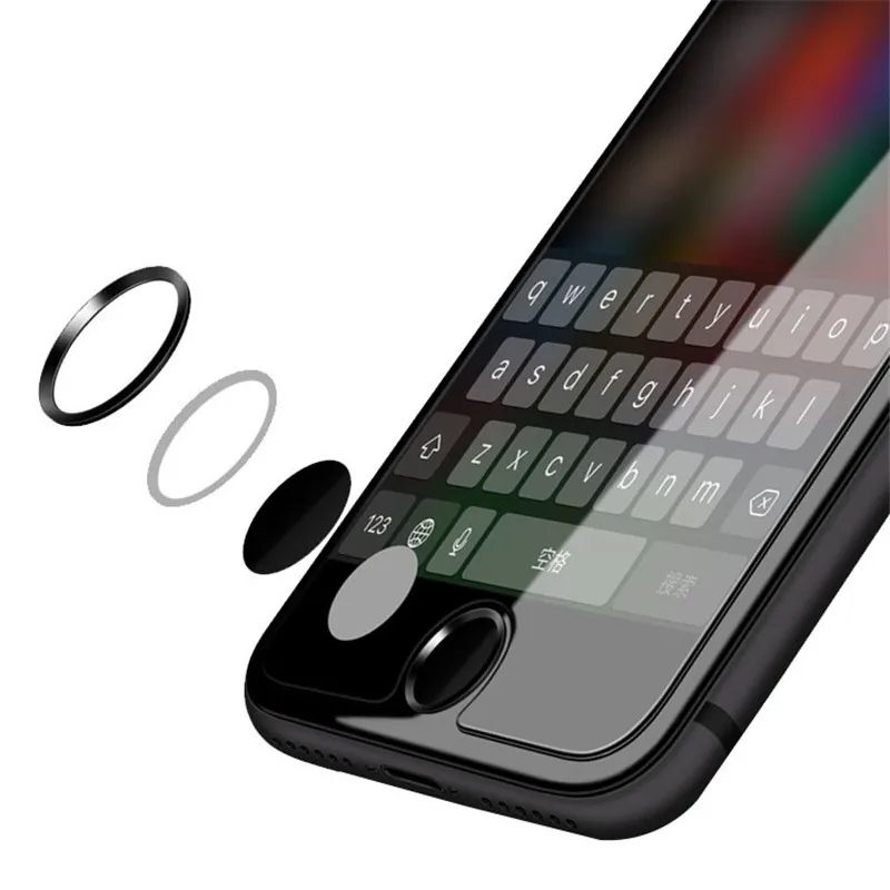 Наклейка на кнопку домой защитная клавиатура для IPhone 5 SE 4 6 6s 7 Plus поддержка