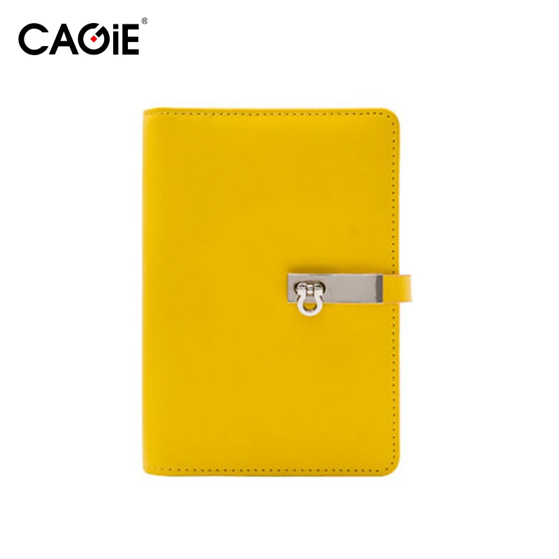 Kawaii Тетрадь Cagie a6 наклейки для дневника из искусственной кожи дневник