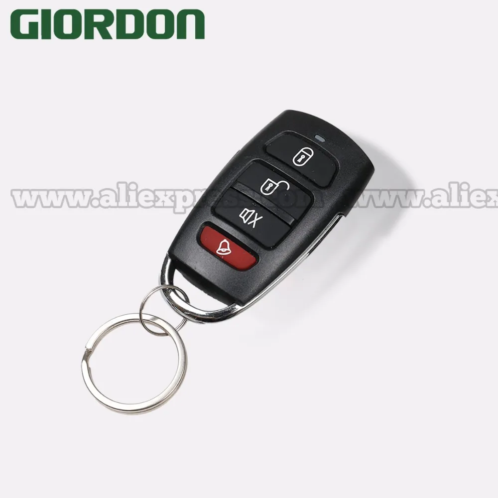 

Universal DC12V Car Alarm Systems Auto Remote Central Kit Door Lock Vehicle Keyless Entry with Remote Control Siren Sensor