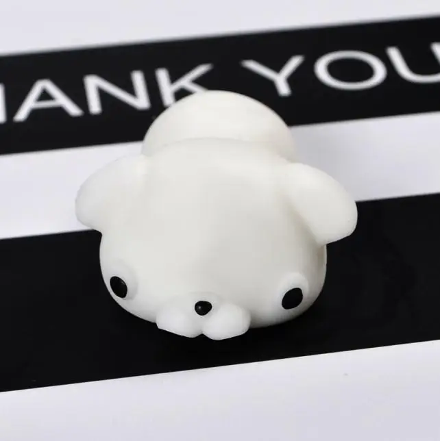 Small milk dog Мини Изменение цвета мягкий милый кот Антистресс мяч выжать Моти рост Abreact мягкий липкий снятие стресса забавная Подарочная игрушка - Цвет: Small milk dog