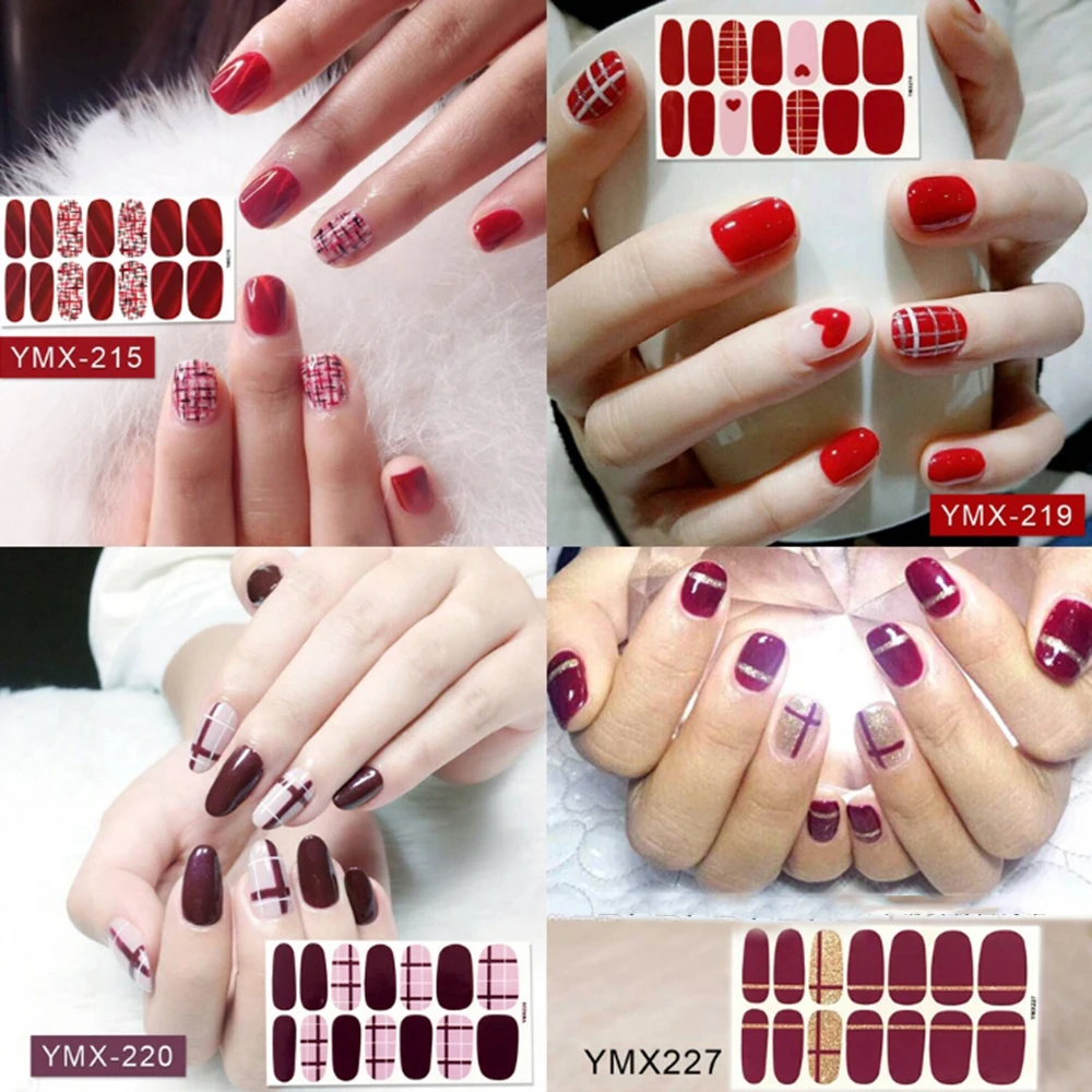 Наклейки для ногтей полностью покрывающие самоклеющиеся наклейки переводные