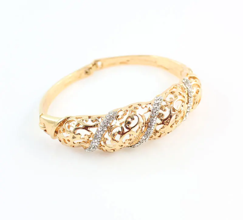 Дубай Свадебные ювелирные изделия Африканский костюм комплект ювелирных