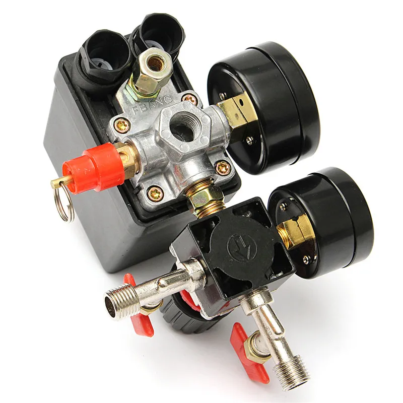 Регулятор давления воздушного компрессора 30 240 psi в 20 А|regulator switch|regulator gaugeregulator 20a |