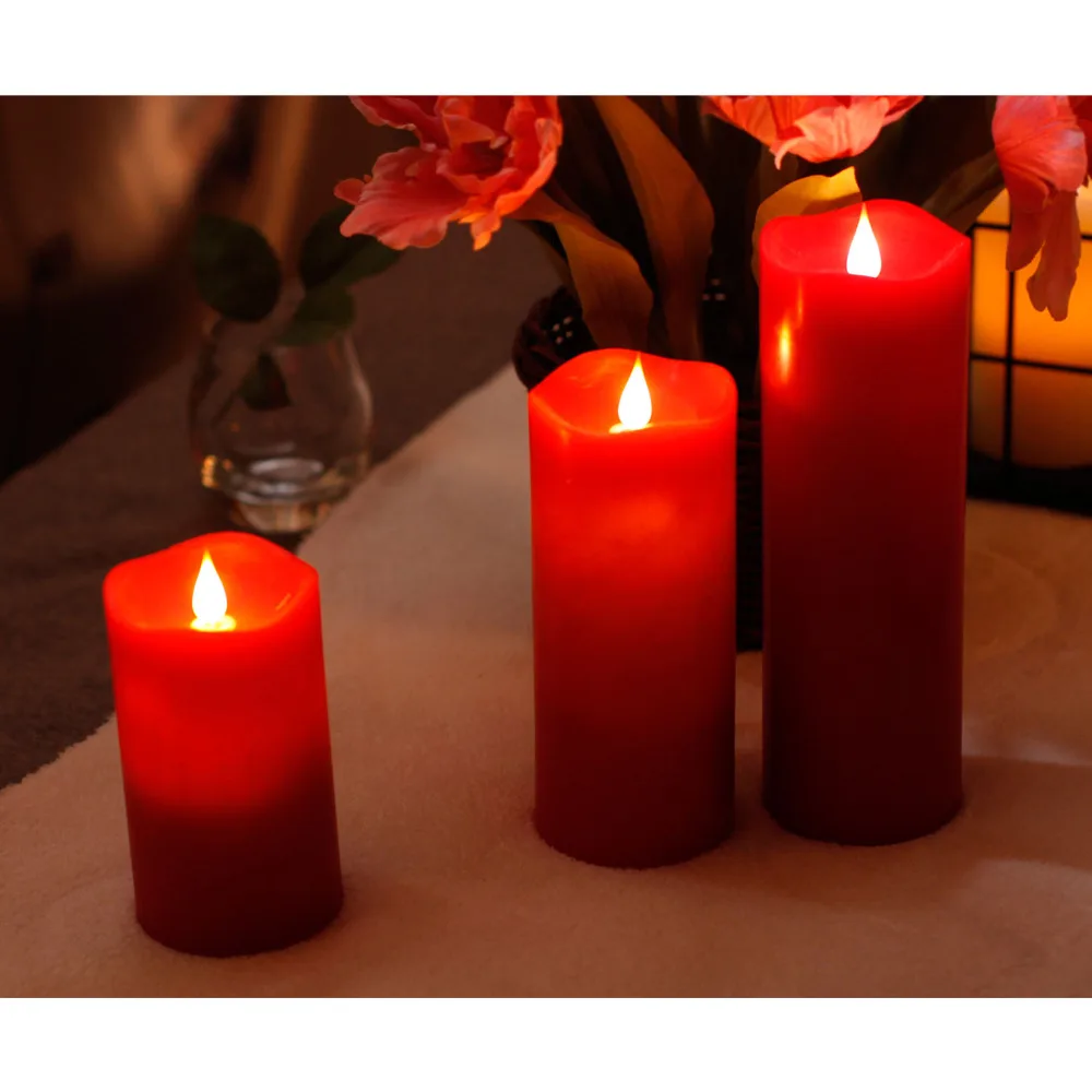 Светодиодный беспламенный движущийся фитиль с дистанционным управлением GiveU