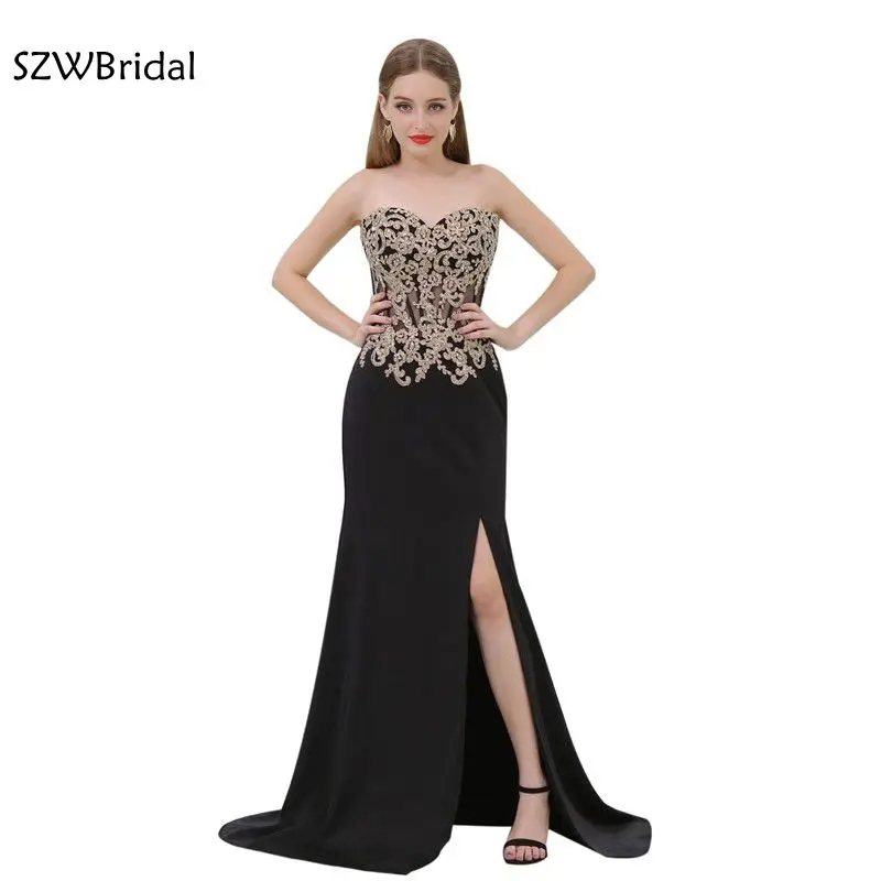 

Модный халат de soiree Черное Шифоновое Иллюзия вечернее платье 2021 бисером кружевное платье де Феста торжественное платье, вечернее платье