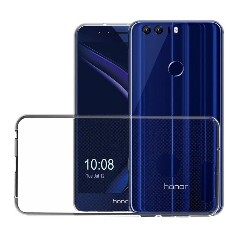 Ультратонкий Прозрачный гелевый ТПУ чехол для huawei Honor 7A 8 9 10 V10 P20 mate 10 20 Lite 7c Pro 8X Nova 3i 3 4 Мягкий силиконовый чехол