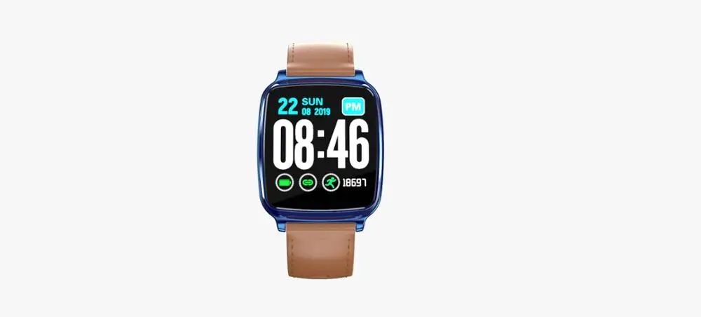 brown blue M8S спортивный смарт-браслет 1,3 цвета сердечный ритм Сфигмоманометр сигнализация сообщение напоминание для Android IOS xiaomi Смарт-часы Huawei - Цвет: brown blue