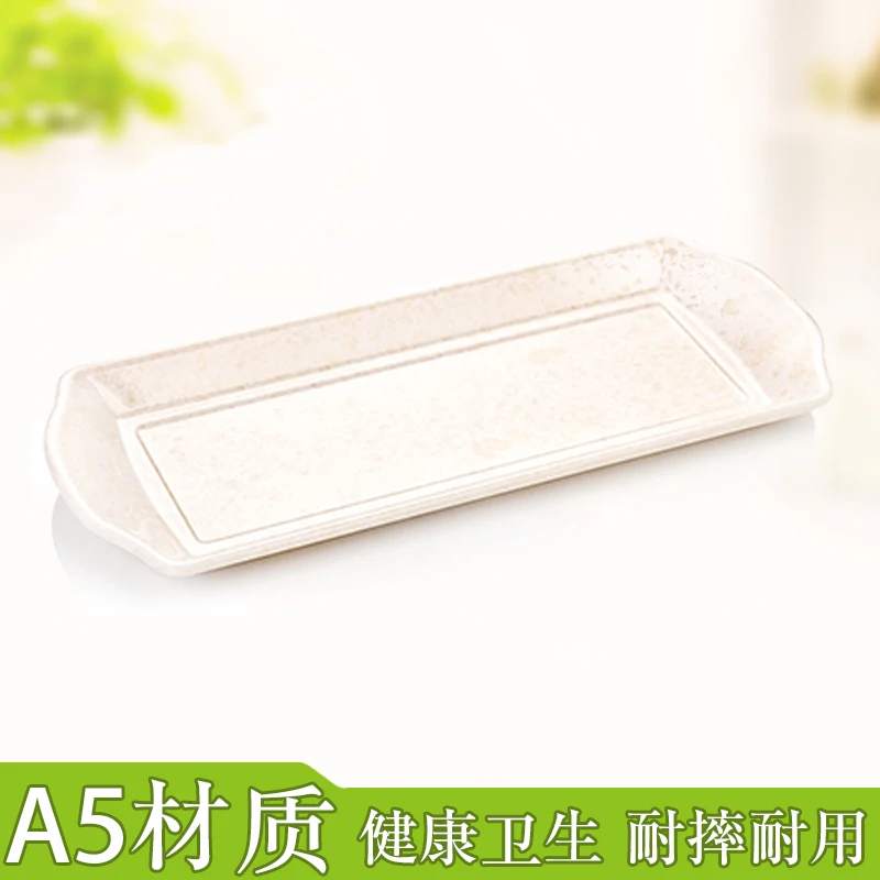 Меламиновая Квадратная тарелка для посуды еда закуски суши стейк обеденные