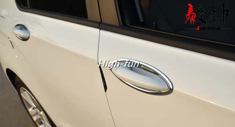 Новая хромированная Автомобильная дверная ручка Чаша Крышка отделка литье для