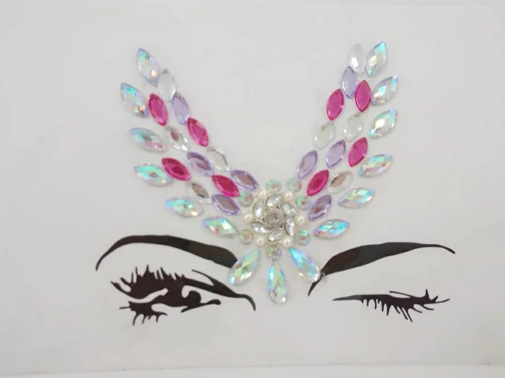 Наклейка для дрели из акриловой смолы Bindi подобранная вручную в богемном и