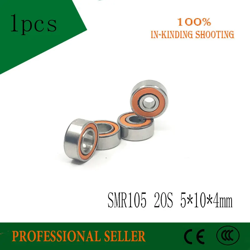 

Free Shipping 1PC SMR105 2OS CB ABEC7 5X10X4mm Stainless Steel Hybrid Ceramic Bearings/Fishing Reel Bearings SMR105C 2OS