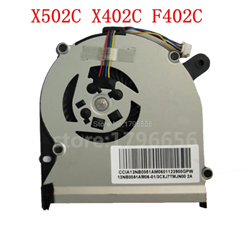 X502C X402C F402C Процессор охлаждающий вентилятор Cooler для Asus S400C X402C F402C X502C S300C S500C A550V X550C X552C X552E N53S N53J N73S N73J G551J N551J - Цвет лезвия: X502C X402C F402C