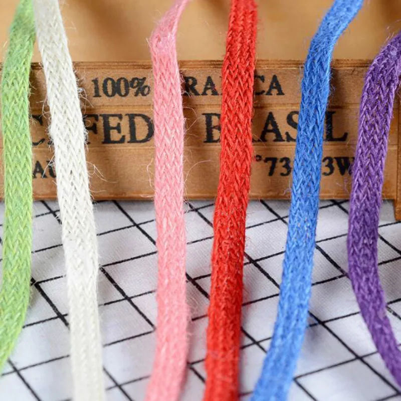 Шнур 100 м экологически чистый витой веревка высокопрочная нить текстильное