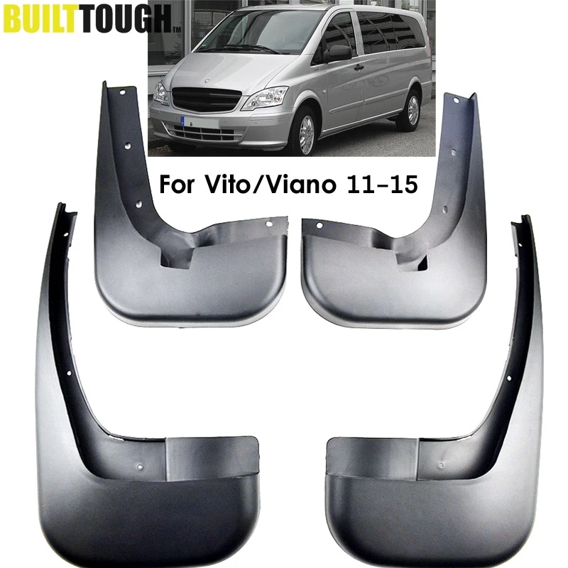 4 шт. передние и задние Автомобильные Брызговики для Benz Vito Viano W639 2011 2012 2013 2014 2015