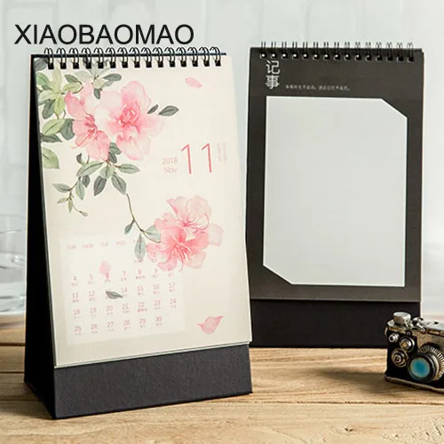 2019 милый мультфильм кролик лес настольный календарь Настольный чтобы сделать