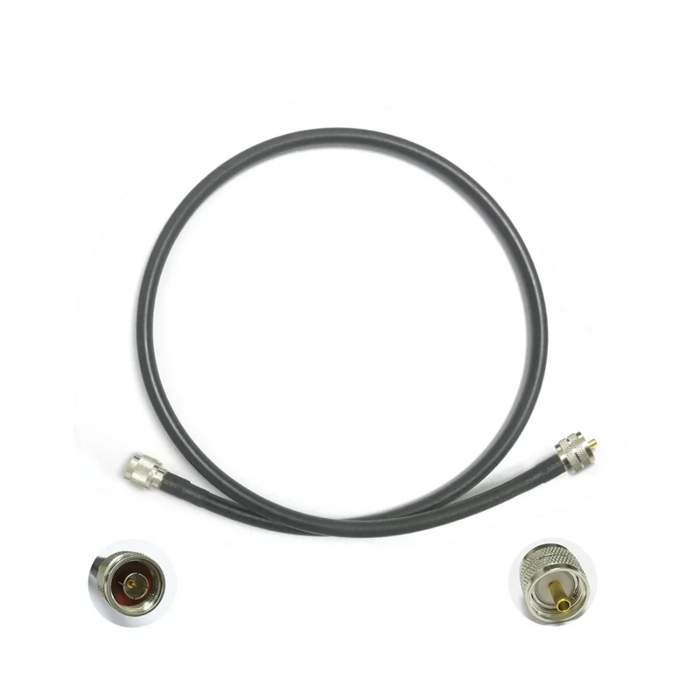 1 шт. N штекер к UHF RF коаксиальный кабель адаптер RG8 100 см низкие потери Высокое