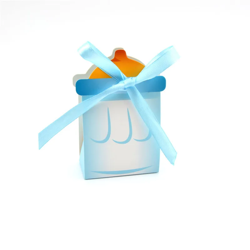 wedding decoration Paper Milk Bottle Design candy Box Candy Gift Baby Shower baptism Kids Birthday Party Supplies | Дом и сад