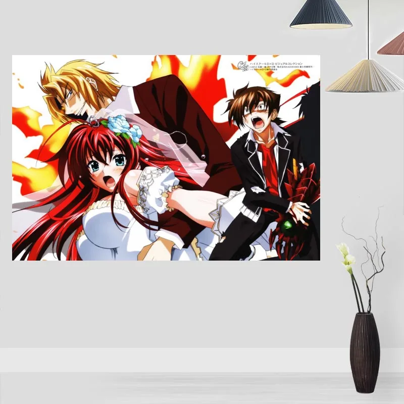 Современная картина Постер DxD для старшей школы картины гостиной настенное