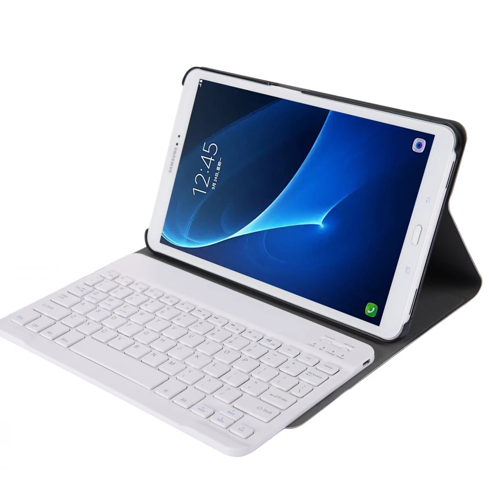 Чехол для Samsung Galaxy Tab A A6 10,1 крышка тонкая клавиатура Bluetooth кожаный чехол для T580 T585 SM-T580 SM-T585 чехол Funda
