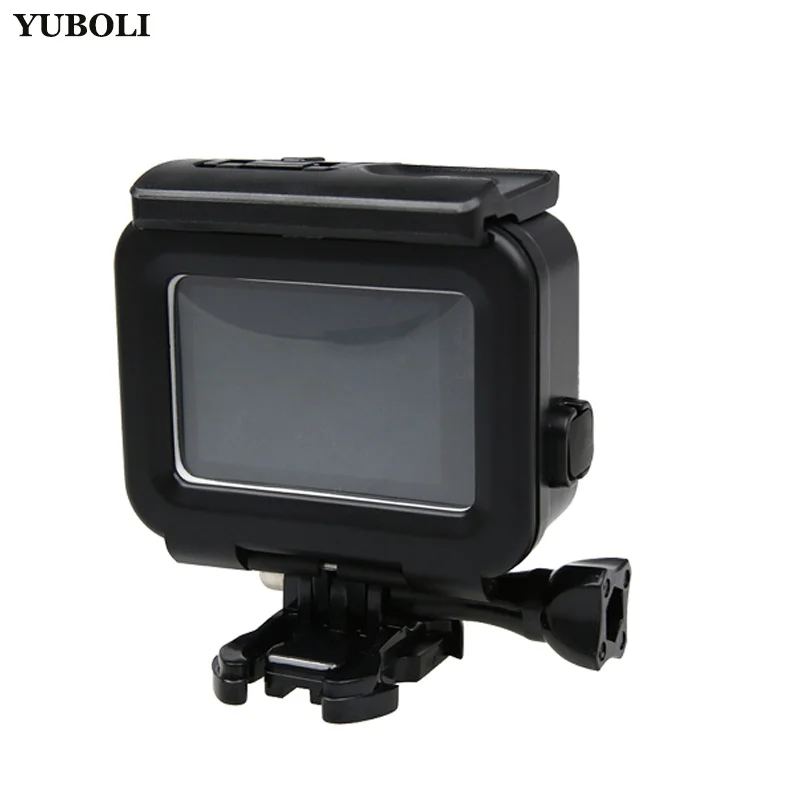 YUBOLI водонепроницаемый корпус чехол для Gopro Hero 5+ задняя крышка с сенсорным экраном для Gopro Go pro Hero 5 Gopro5 черная Экшн-камера