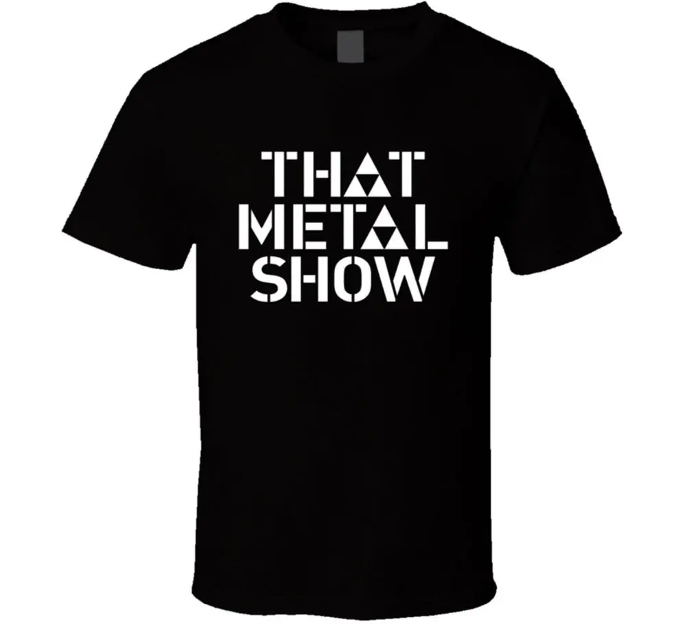 Футболка с надписью That Metal Show Мужская футболка Классическая Эдди подарком фанату