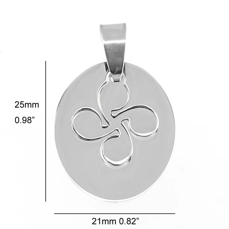 Крест крошечные амулеты Fauburu четыре головки кулон Басков Винтаж Высокое Зеркало