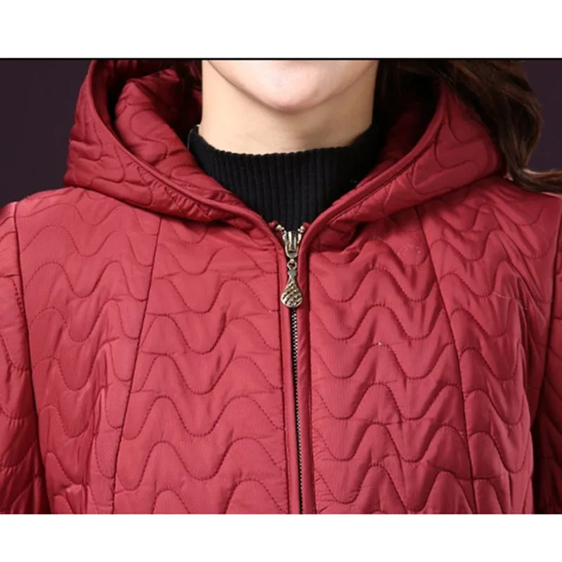 Зимние парки, Женская куртка, плюс размер, 5XL, толстовки, для женщин среднего возраста, верхняя одежда, теплая, плюс бархат, пальто, одежда OKXGNZ A1966