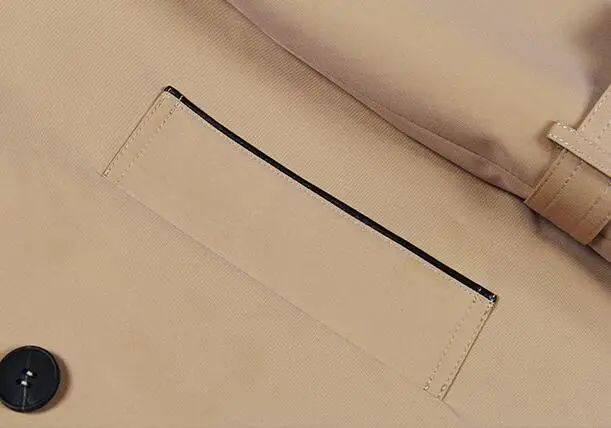 

Mens trench coats man double-breasted coat men clothes slim casual overcoat long sleeve 2020 new designer spring autumn khaki