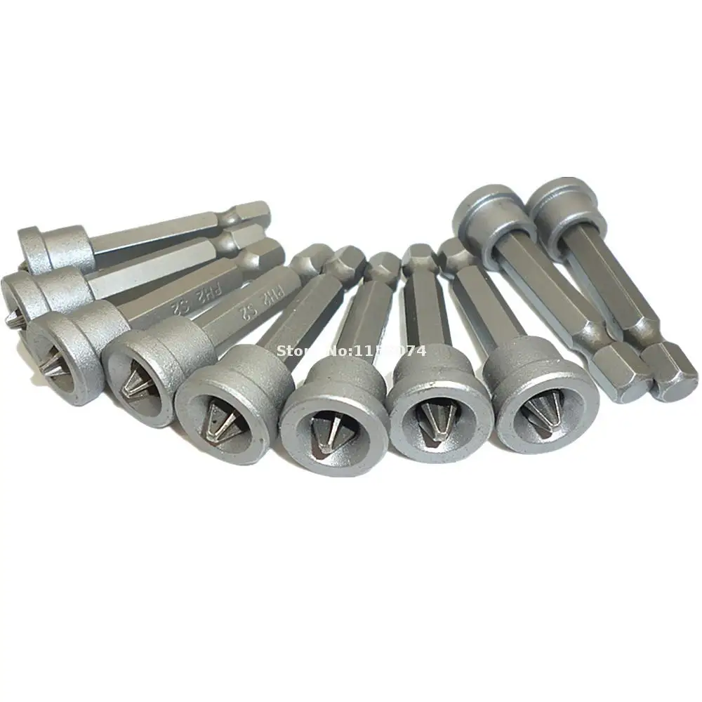 10 шт. 50 мм Шурупы для гипсокартона отвертка Ph2 1/4 &quotс шестигранным хвостовиком