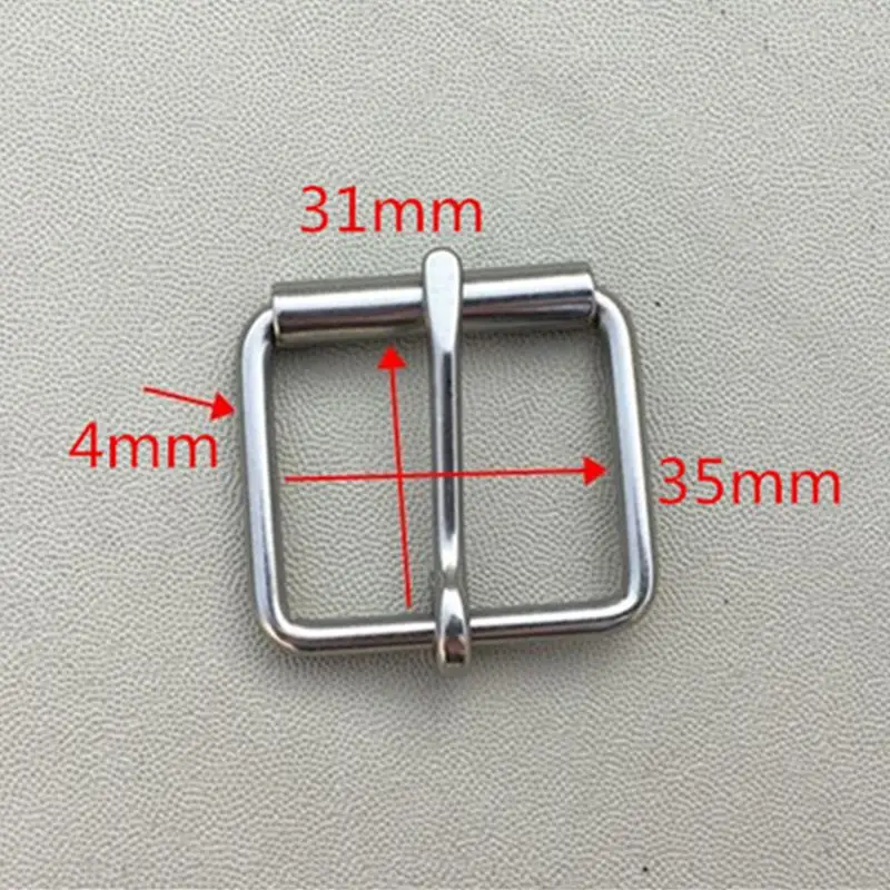 36mm inner width Пряжка из нержавеющей стали для ремня, сумки для одежды, пряжка с роликом 36 мм ширина инера 10 штук в упаковке - Цвет: 36mm inner width