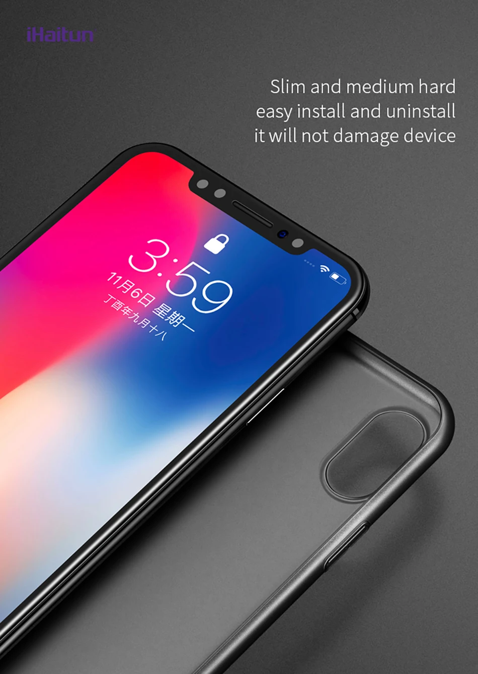 IHaitun роскошный 0,4 мм чехол для телефона для iPhone XS MAX XR X чехол s ультра тонкий прозрачный чехол для iPhone X 10 8 7 Plus
