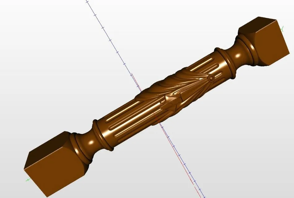 Полноразмерная 3d-модель для станков с ЧПУ балясины _ 2 | Инструменты
