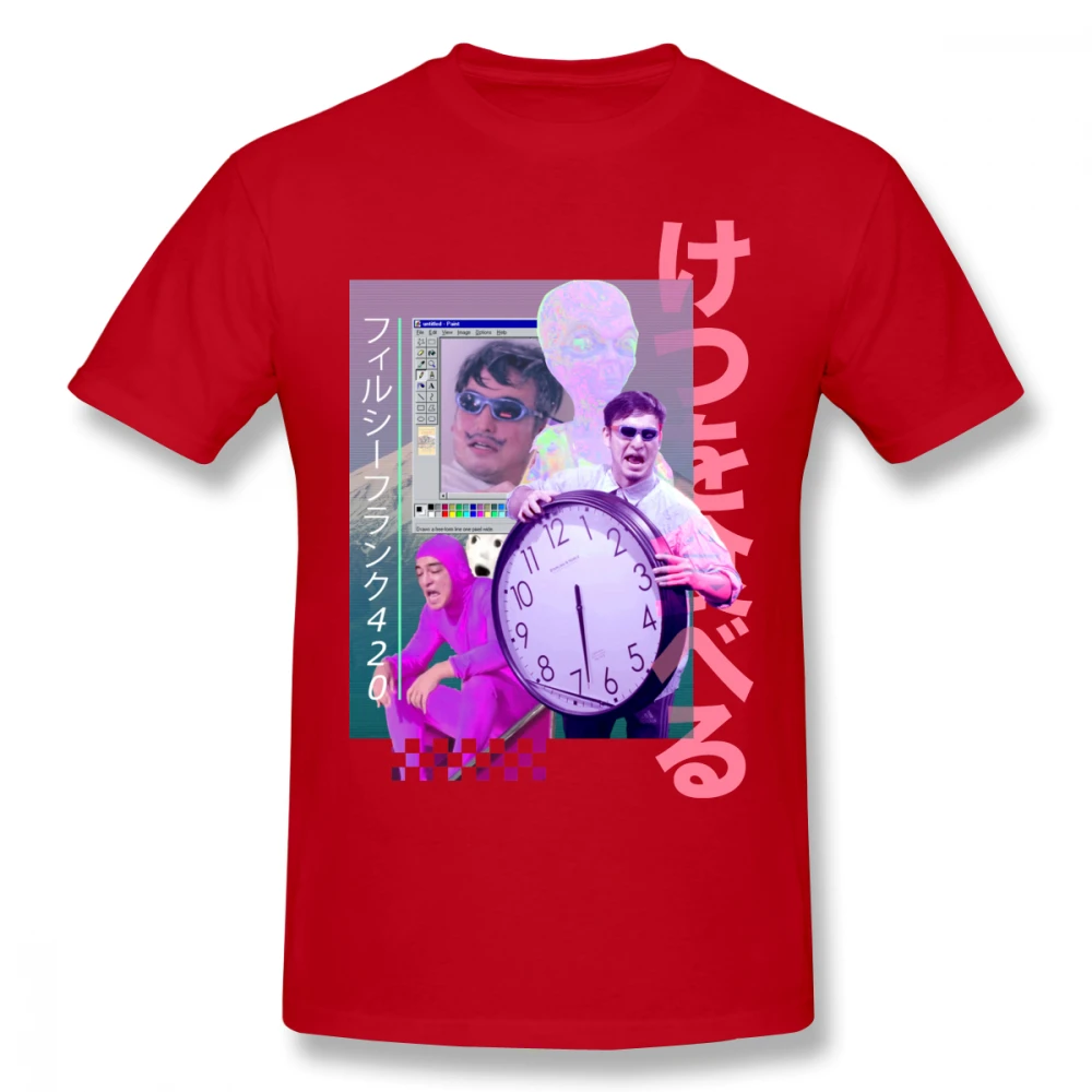Vaporwave грязная Frank футболка для мужчин плюс размер 4XL Группа Футболка | Мужская