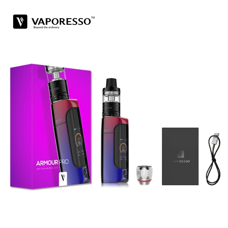 In Stock Electronic Cigarette Vaporesso Armour Pro 100W Vape Kit Compatible with 21700 20700 18650 Battery Use GT Meshed Coil |