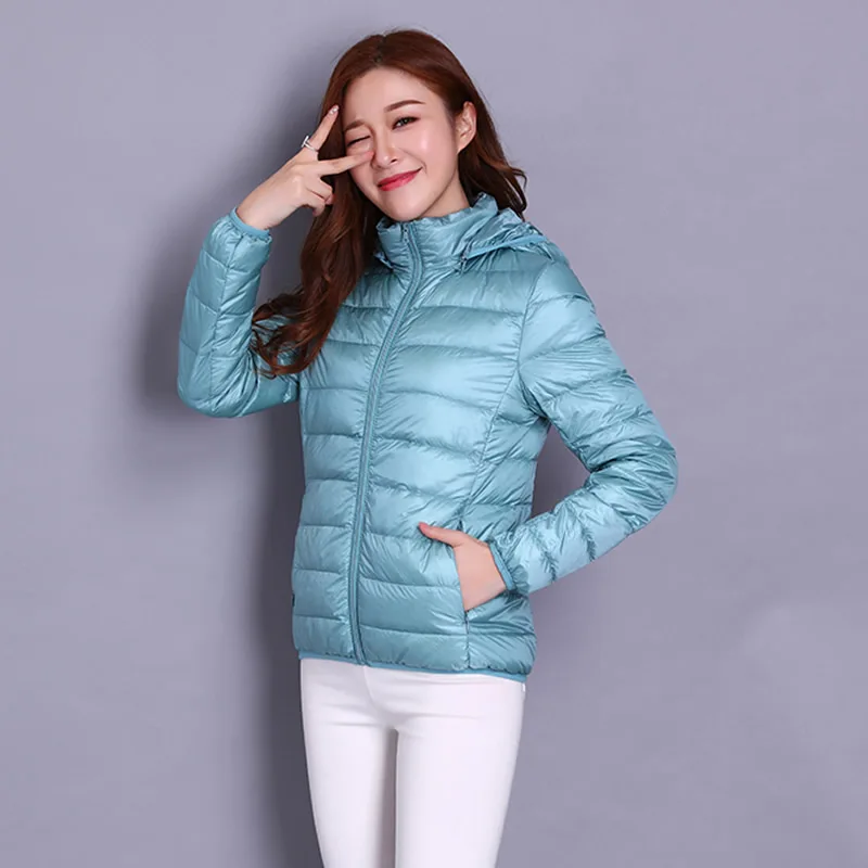 Новинка осени 2019 съемный пуховик с капюшоном Женская однотонная куртка парка