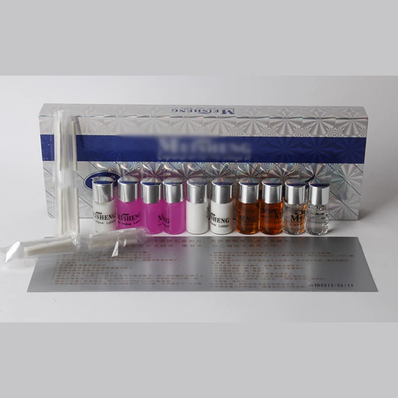 Макияж ресниц для завивки Комплект лосьон перманентной завивка Перманентный