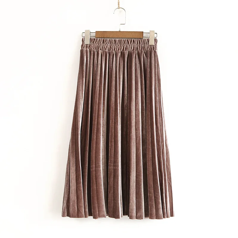 

Autumn Winter Skirt High Waist Mid Calf Empire Solid Black Pencil Skirts Womens Empire Women Clothing Casual Brand 83860