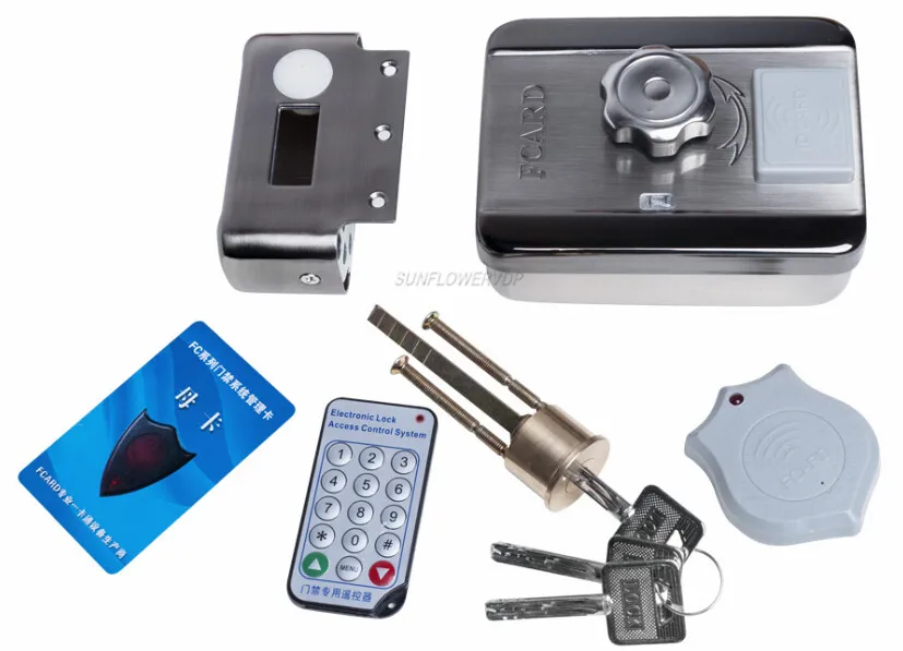 For 5 Apartments Video Recording Intercom With Camera Rfid Lock Ring Video Doorbell 8GB 7