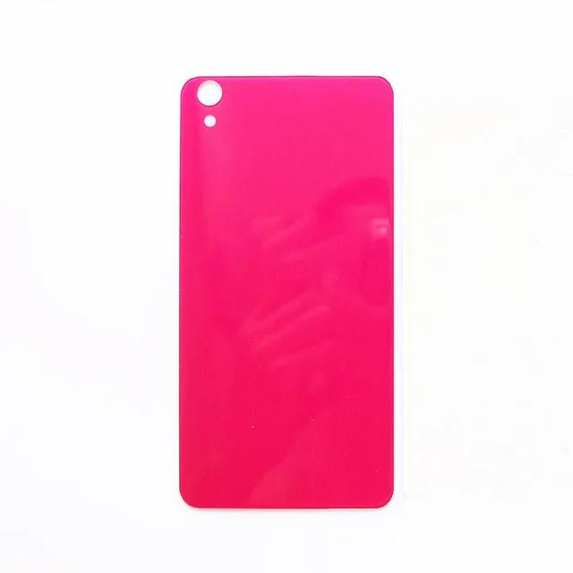Для lenovo S850 стеклянная задняя крышка корпус батареи задняя дверь S850 S850t крышка батареи запасные части с клейкой наклейкой - Цвет: Розовый