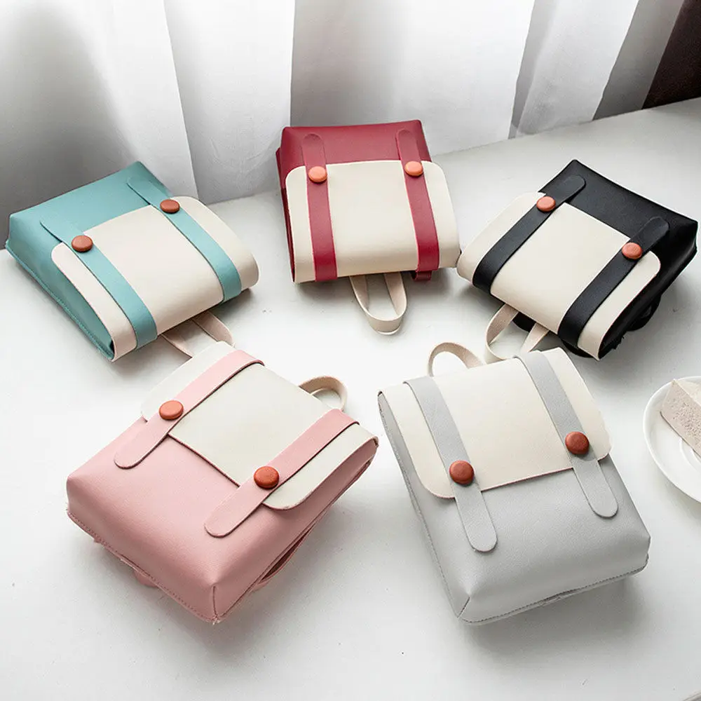 Новинка 2019 популярная женская маленькая сумка-тоут ранец из искусственной кожи