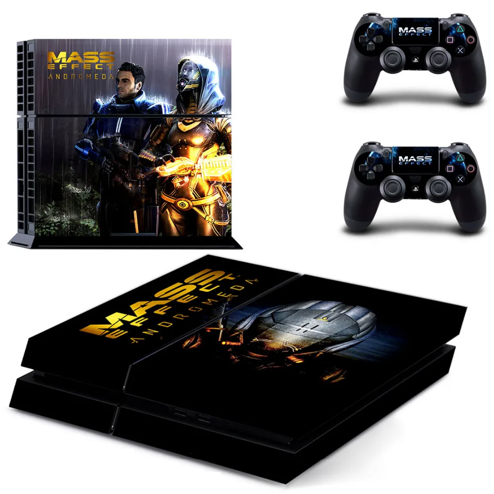 Mass Effect Андромеда PS4 переводная картинка наклейка для Sony PlayStation 4 консоли и 2