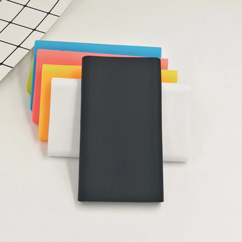 Горячая Распродажа, силиконовый чехол для Xiao mi power Bank 2 10000 мАч, подходит для mi 2-го поколения power bank, резиновый чехол