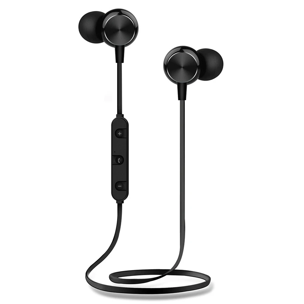 Оригинальные беспроводные Bluetooth наушники BT08 спортивные Металлические Магнитные