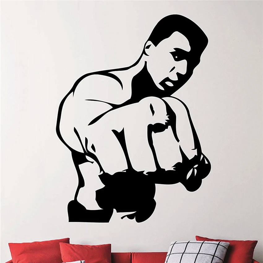 Мухаммед Али настенные наклейки украшения для дома гостиная спортивный зал