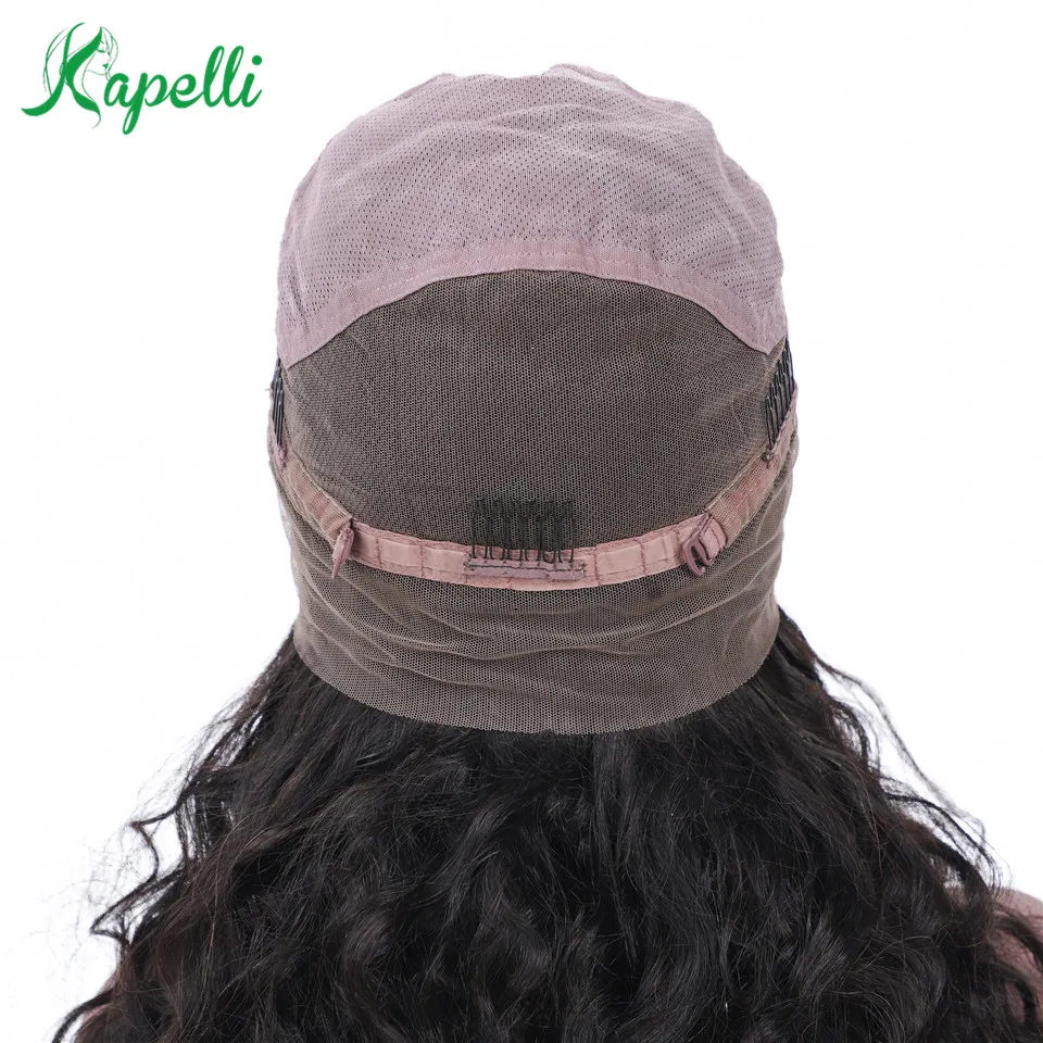 Малазийские человеческие волосы парик Безглютеновые полные кружевные парики с