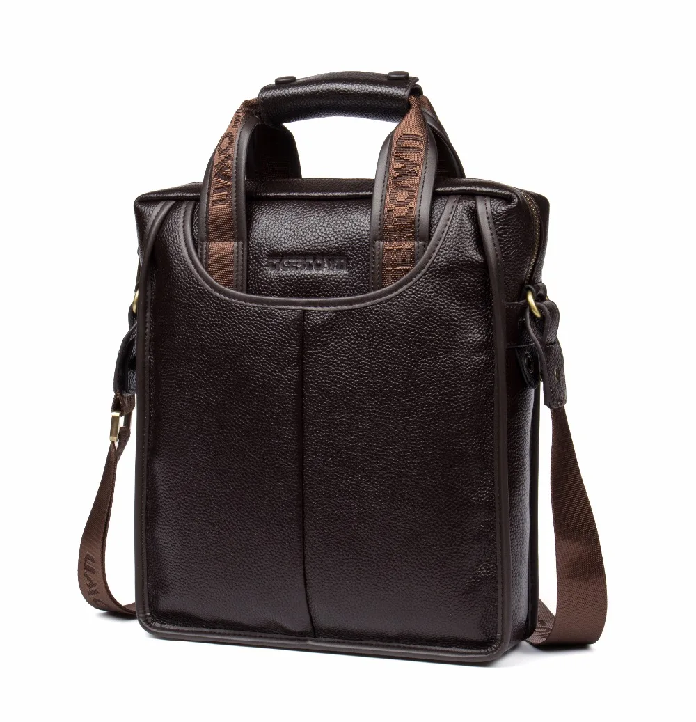 Мужской портфель из натуральной воловьей кожи tigercity повседневный деловой на