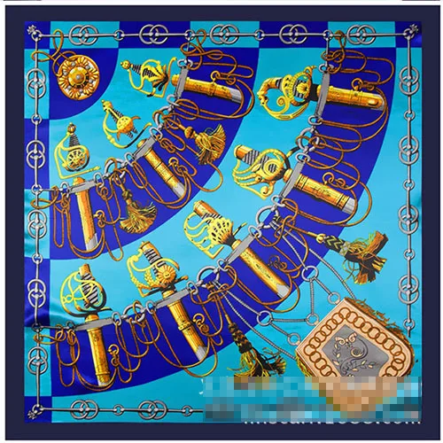 Новое поступление 90 см * 2017 большой размер Модный Шелковый квадратный шарф для