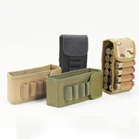 molle pouch tactical 10 round 12ga 12 gauge ammo shells army shot gun reload magazine pouches airsoft mag pouch hunting ammo bag